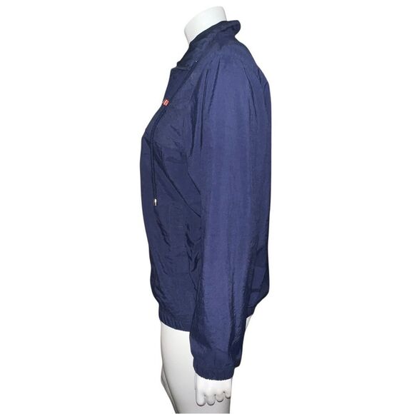 Catalina Women's Navy Windbreaker Jacket Vintage Small EUC - Picture 3 of 7
